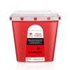 النفايات الحادة الحاوية الأحمر 1QT 2QT 5QT 1GAL 2GAL 6GAL